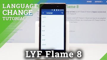 How to Change Language in LYF Flame 8 - Language Settings