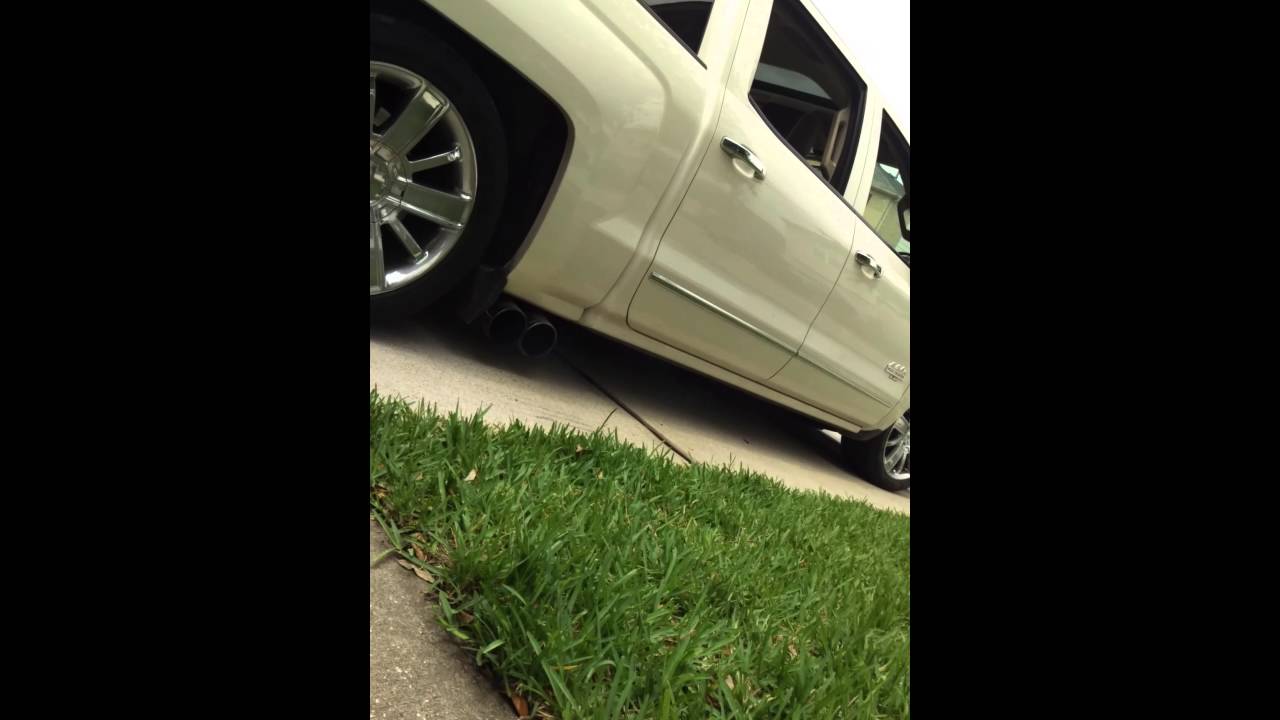 2014 Silverado Exhaust - YouTube