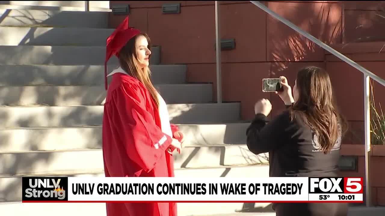 UNLV Winter Graduation Continues In Wake Of Tragedy Students Share unlv-winter-graduation-continues-in-wake-of-tragedy-students-share