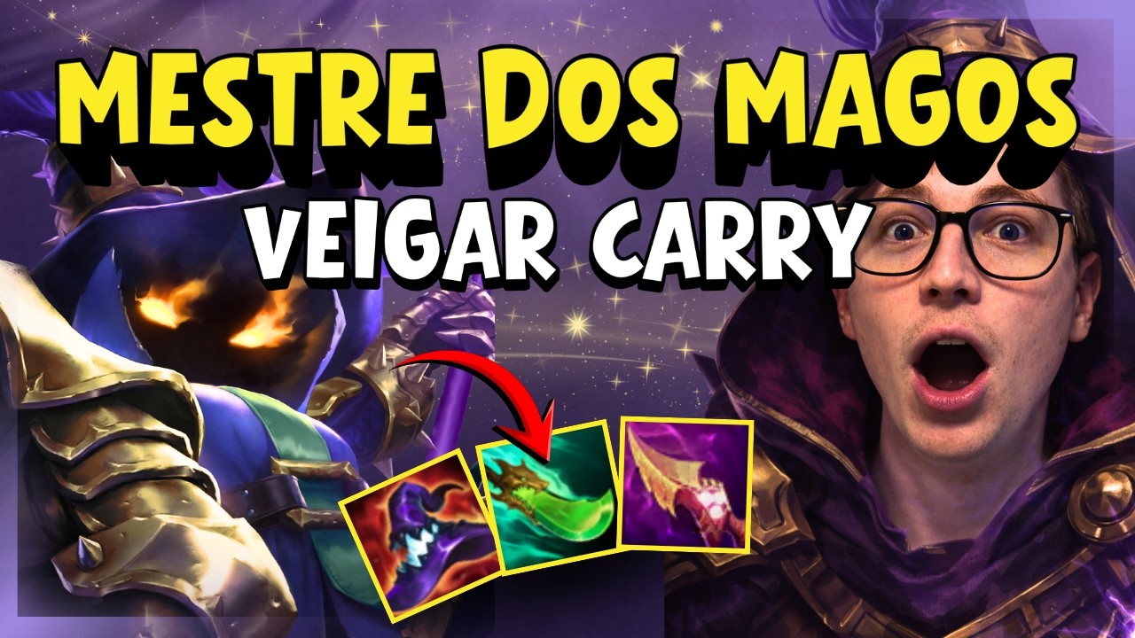 VEIGAR O VERDADEIRO MESTRE DOS MAGOS - TFT GAMEPLAY (PATCH 16.5)