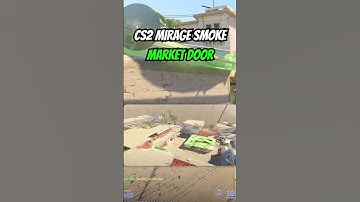 CS2 Mirage Smoke Market Door! #cs2 #counterstrike2