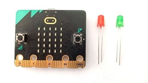 Allumer deux LEDs par la carte Micro:bit