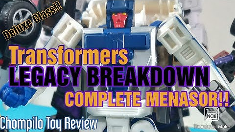 Transformers Legacy Deluxe Class Breakdown Review! Legacy Menasor COMPLETE!!