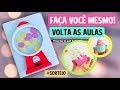 IDEIAS INCRIVEIS E FACEIS PARA VOCÊ TESTAR (CADERNO MAQUINA DE DOCES, TESOURA, APONTADOR...)