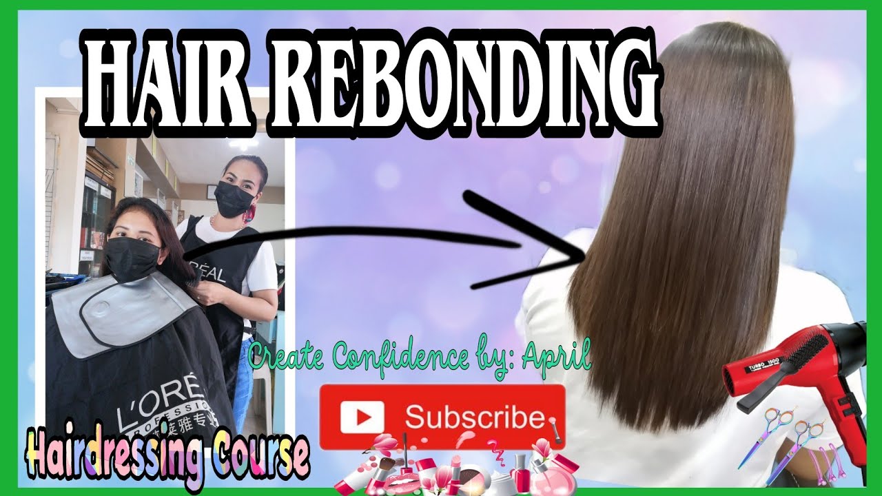HOW TO REBOND A HAIR HAIRDRESSING APRILSLIFE TV YouTube
