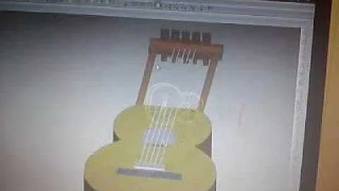 Engineering: Koang Duoth guitar CAD design by Bol Jock