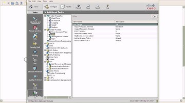 syslog and ssh via SDM Part 7 Trailer