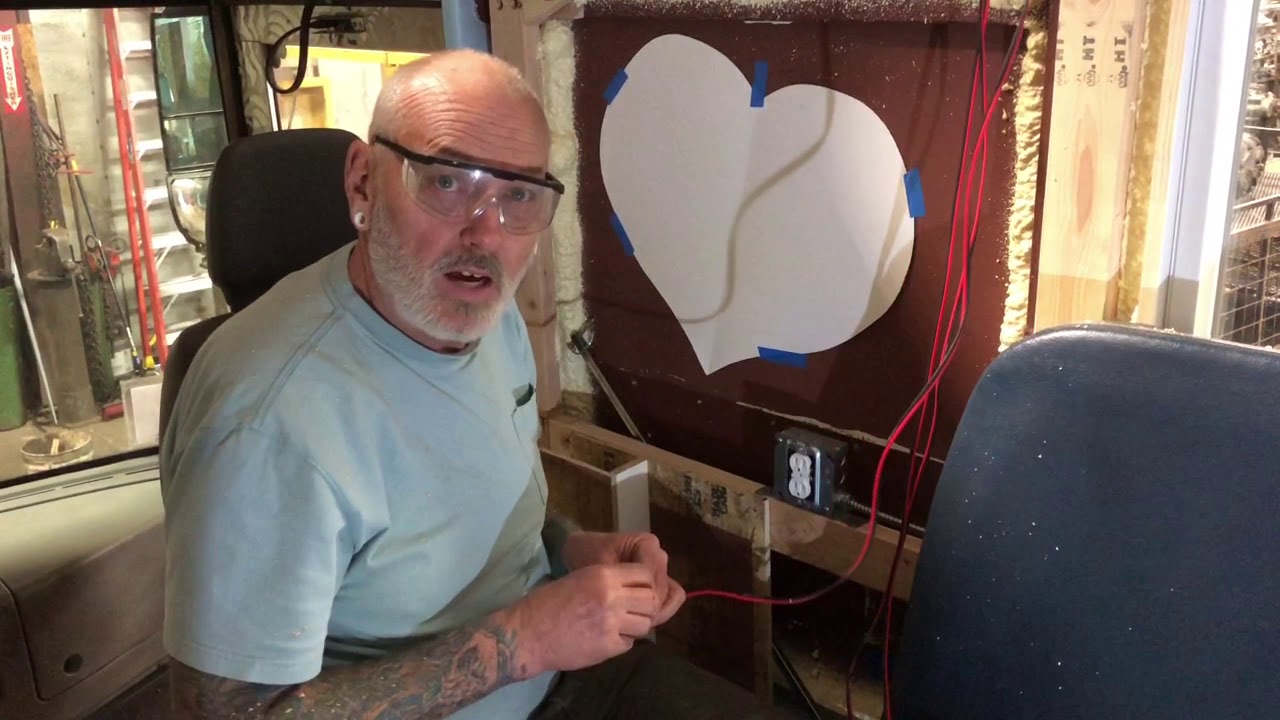 Mocking up Interior Lights - Vlog 96 School Bus Conversion - YouTube