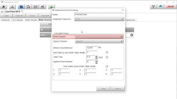 Pre-Calculated Gear Position Function in Race Studio 3