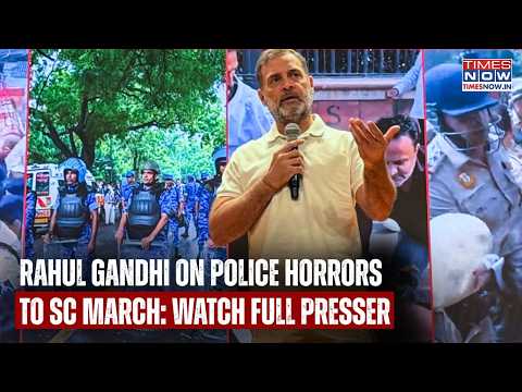 Rahul Gandhi’s Big Message Amid ‘March To Supreme Court’ Call, LoP Flags Delhi Police’s Horrors