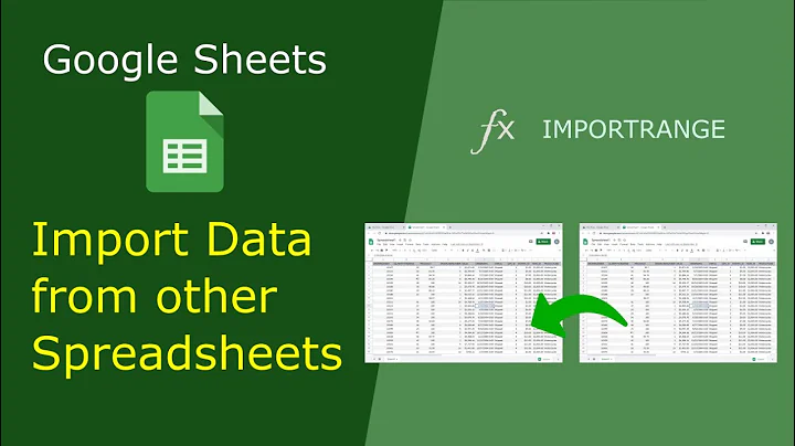 How to Import Data in Google Sheets - Import Data from other Spreadsheets