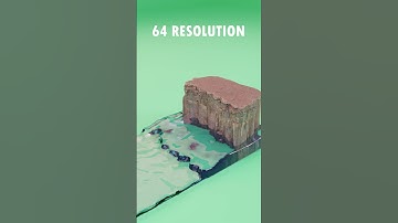 Satisfying 3D Wave Simulation 💦😋  #animation #3danimation #simulation #blender3d #3d