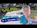 Flex Seal RV Roof Reseal Update 8 Months Later! IS IT HOLDING UP?