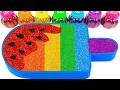 Vídeo ASMR de slime | Cómo hacer helado de sandía arcoíris con slime brillante (ASMR) l Soft Sand B
