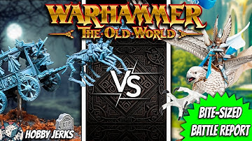 Vampire Counts vs High Elves | Warhammer The Old World (Bite-sized Battle Report)