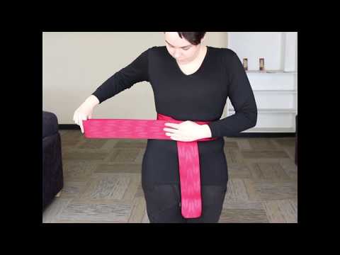 How to Tie a Japanese Obi for Kyudoo