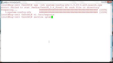 Chia sẽ dữ liệu linux linux dùng NFS
