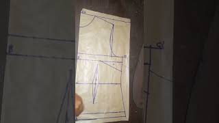 How to Draft and Cut Basic Bodice Block #sewingtutorials #sewing #shorts #subscribe #fashion