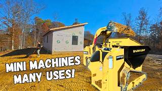 Sem espaço para trabalhar? Veja essas mini máquinas lidarem com 30 jardas cúbicas de terra!