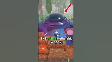 THE ALIEN Mothership UFO is BACK in 99 Nights in the Forest #roblox #99nightintheforest