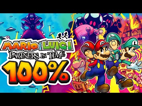 Mario x Luigi Partners In Time - 100% Longplay Full Game Walkthrough No Commentary Gameplay Guide
