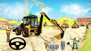 City Road Builder Construction Excavator Simulator: Gas Pipeline Construction - Android Gameplay 3D screenshot 3