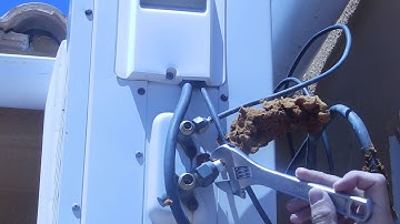 HOW TO REMOVE AIR CONDITIONER WITHOUT GAUGE