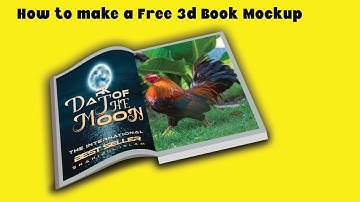 How to CREATE 3D book Cover Mockup for your eBook