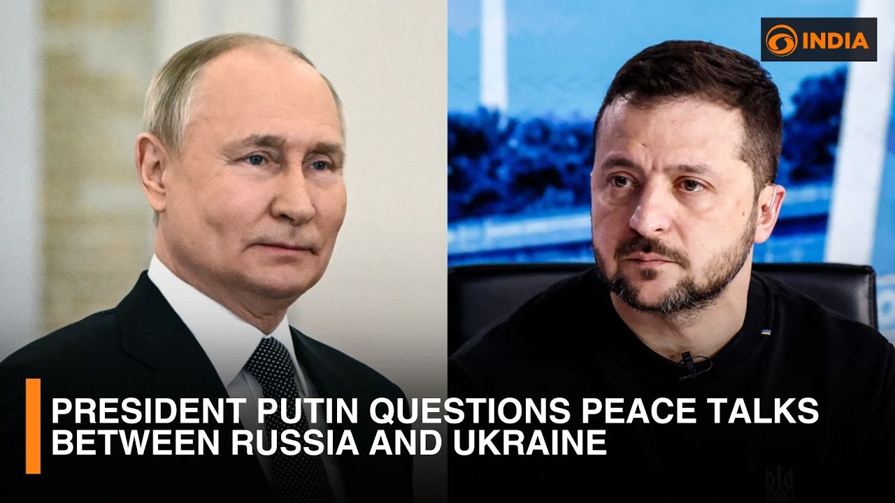 Putin Questions President Putin Questions Peace Talks Between Russia and Ukraine - YouTube