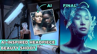 Photographing a Stunning AI-Inspired Headpiece | Beauty Shoot