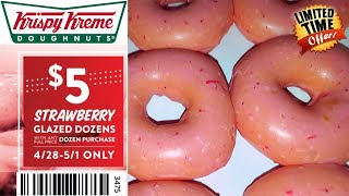 Krispy Kreme Doughnuts Limited Strawberry Glazed and Filled Donut Review