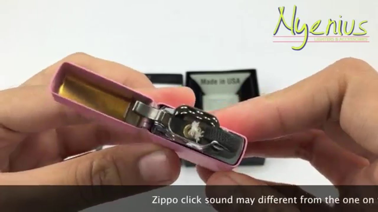 Unboxing Zippo 1638 Pink Matte Slim Size unboxing zippo 1638 pink matte slim size