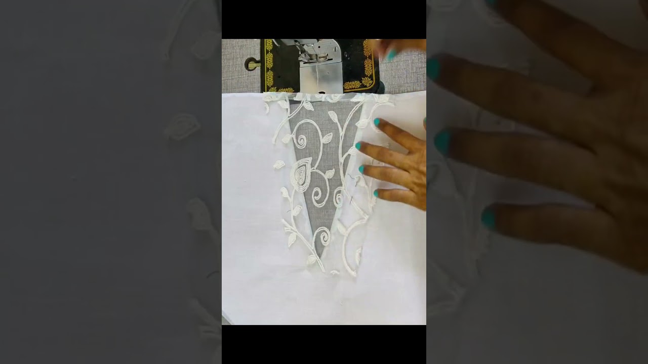 V-Shape Net Sleeves Design-15Aug2023🇮🇳 