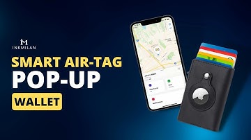 Smart Air Tag Pop-Up Wallet | Premium RFID-blocking Wallet | INKMILAN
