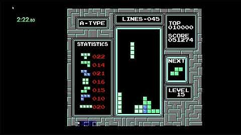 Tetris (NES) - 100 Lines - 5:03
