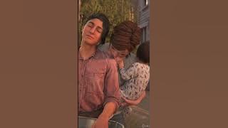 The Most Iconic Moment Of Ellie When She Kiss Dina - The Last Of Us Part 2 Remastered PS5 #shorts