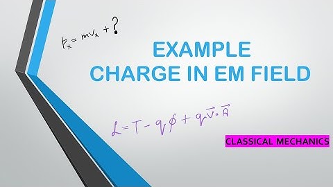 Charge in a electromagnetic field| Classical Mechanics