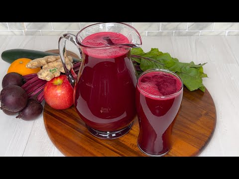 How To Make Beetroot Cucumber & Orange Juice | Easy Recipe