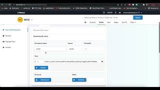 how to add active key to WAX/EOS Blockchain wallet