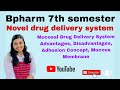 Mucosal Drug Delivery System Advantages, Disadvantages, Adhesion Concept, Mucous Membrane