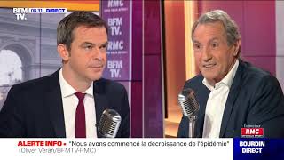 Olivier Véran face à Jean-Jacques Bourdin en direct screenshot 4