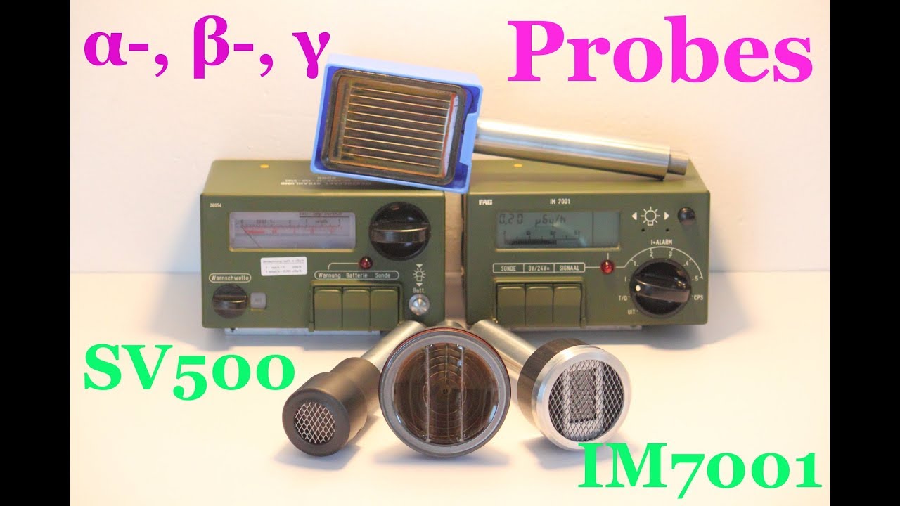 α-, β-, γ probes for SV500/IM7001 (SI8B, SBT10, SBT11A, AOH411)