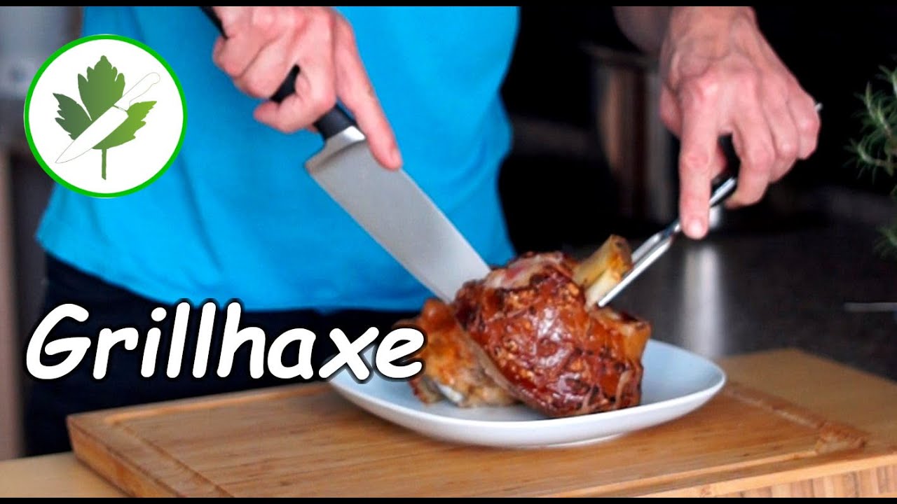 Knusprige Grillhaxe / Schweinehaxe zubereiten - YouTube