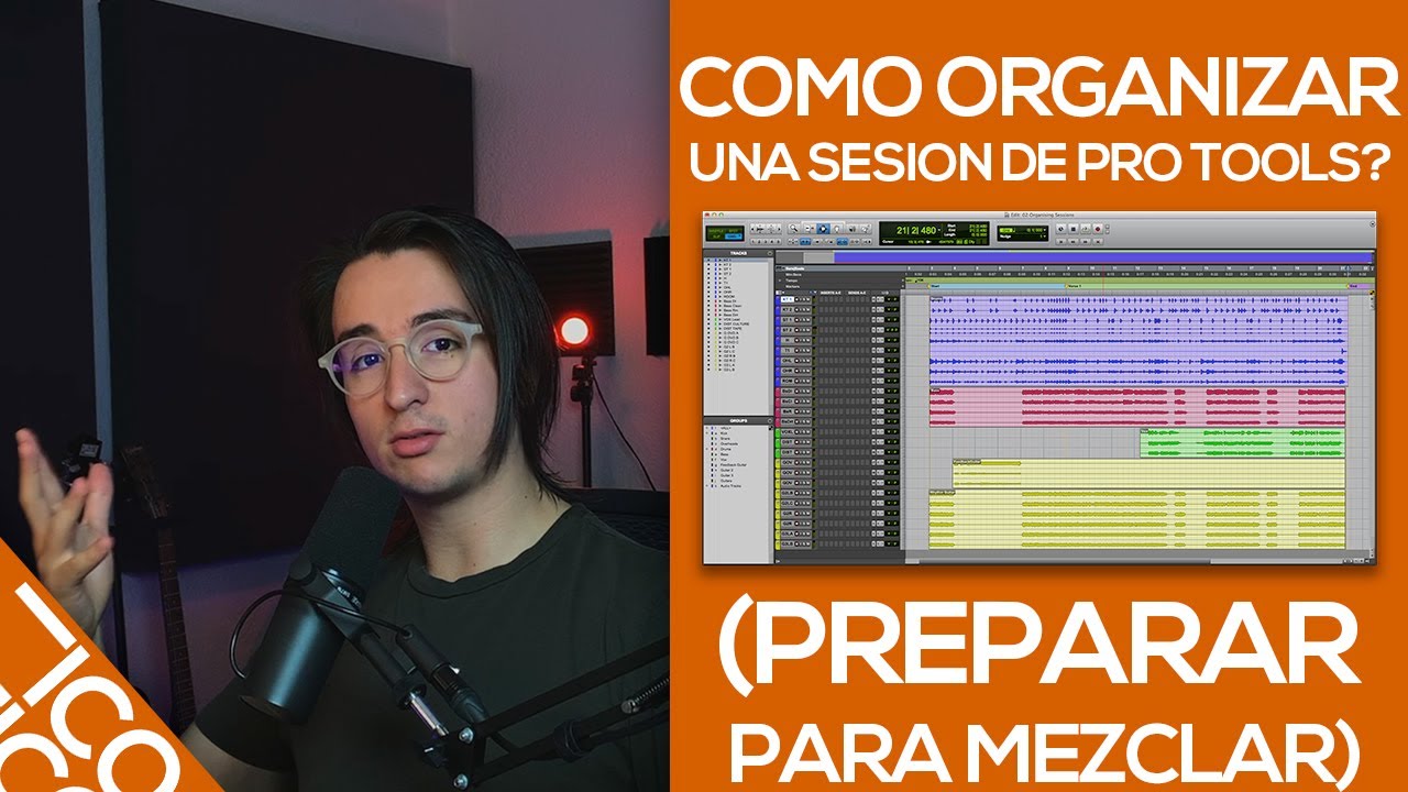 ASÍ ORGANIZO Una Sesión De Pro Tools Para Mezclar