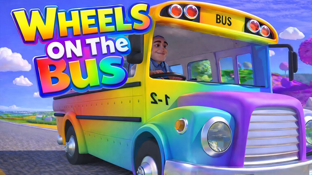 Wheels on the Bus Sound Variations | Remix Version || Little Land Fun