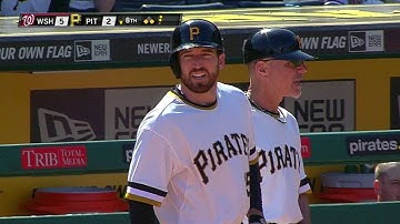 WSH@PIT: Davis lines a single, plates Harrison