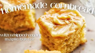 how to make delicious and *moist* vegan cornbread