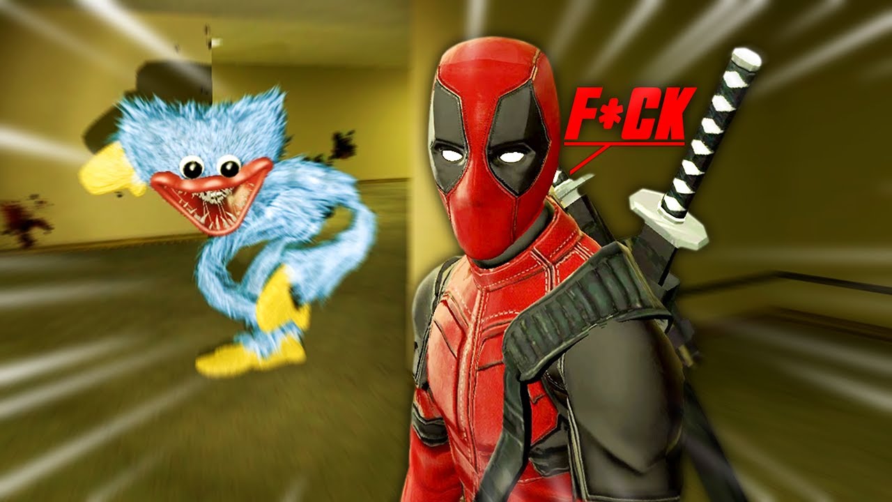 DEADPOOL TRAFIA DO BACKROOMS I WALCZY Z HUGGY WUGGY | GARRY'S MOD VR