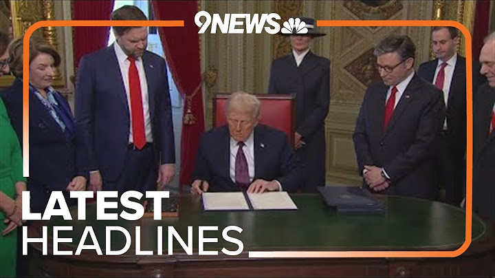 Latest Headlines | President Trump expected to sign 50 executive orders on his first day in office