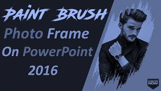 Paint Brush Photo Frame on PowerPoint | Easy Tutorial | PowerPoint Tutor screenshot 4